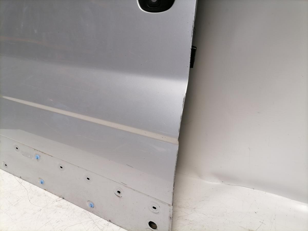 Renault Trafic 2 original Schiebet&uuml;r rechts Kastenwagen ohne Scheibe Silber Bj.2008